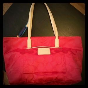 Coach hand bag